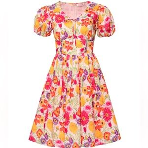 Ivy City Co Fleur Floral Midi Dress